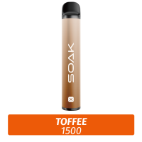 SOAK X - Toffee 1500 (Одноразовая электронная сигарета)