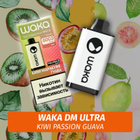 Waka DM Ultra - Kiwi Passion Guava 8000 (Одноразовая электронная сигарета)