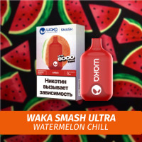 Waka Smash Ultra - Watermelon Chill 6000 (Одноразовая электронная сигарета)