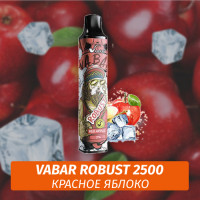 VABAR Robust - КРАСНОЕ ЯБЛОКО (Red Apple) 2500 (Одноразовая электронная сигарета)