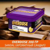 Табак Overdose 200g Sandal (Ароматный сандал)
