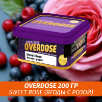 Табак Overdose 200g Sweet Rose (Ягоды с розой)