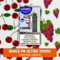 Waka PA Ultra - Sakura Grape 10000 (Одноразовая электронная сигарета)